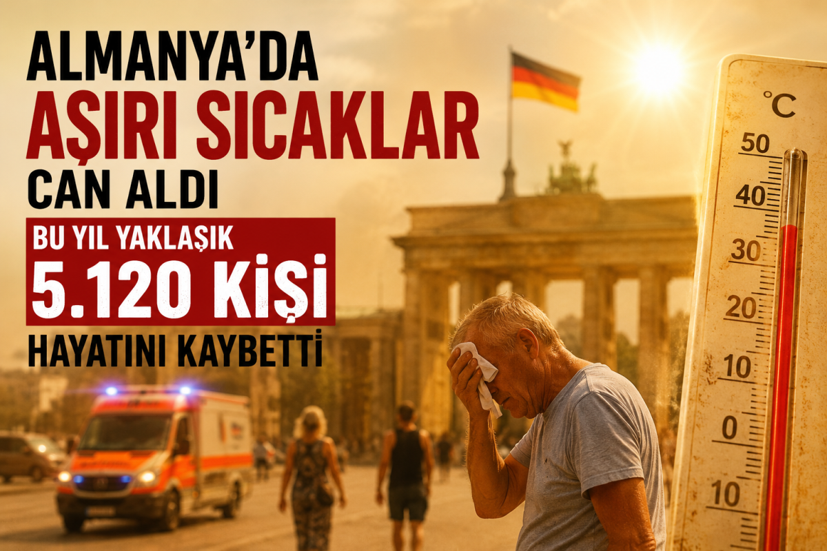 Almanya'da bu yıl aşırı sıcaklara bağlı yaklaşık 5 bin 120 kişi hayatını kaybetti